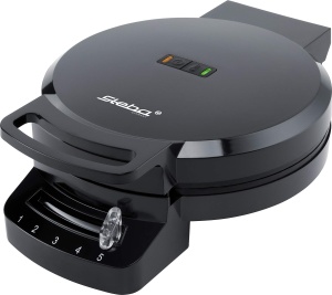 Aparat de facut clatite Steba 183100 WE 1, antiaderent, control temperatura, negru