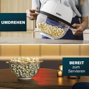 Aparat de facut popcorn Princess 292980, 4.5L, 450W, cu functii de top - Img 5
