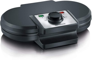 Aparat de facut waffles Severin WA 2106 1200W antiaderent design slim negru