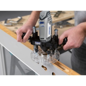 Aparat de frezat Dremel 335-01, compact si usor, pentru proiecte de prelucrare a lemnului - Img 2
