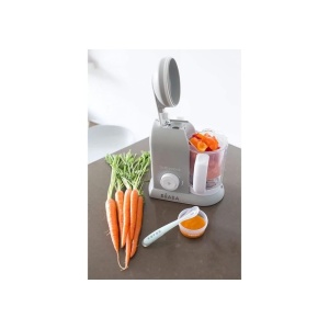 Aparat de gatit pentru bebelusi BEABA Babycook Solo 4 in 1, 1100 ml, gri - Img 5