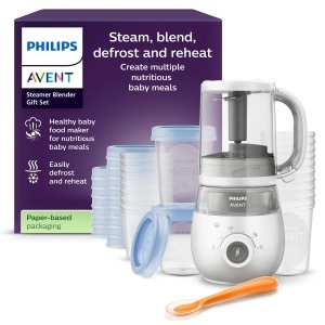Aparat de gatit pentru bebelusi Philips Avent SCF88320, 4-in-1, 1000 ml, cu mixer - Img 1