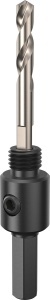 Aparat de gaurit Bosch Aufsteckhalter si Zentrierbohrer pentru Lochsage, 81 mm