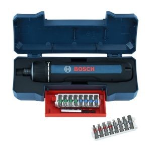 Aparat de gaurit cu acumulator Bosch GO 3, 2.0 Ah, LED, set 8 biti - Img 7