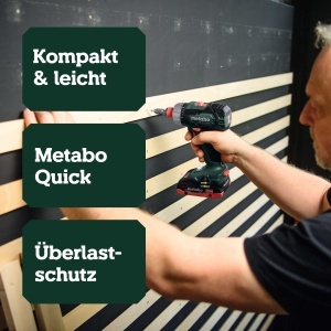 Aparat de gaurit cu acumulator Metabo BS 18 L Quick, 18V, 60 Nm - Img 7