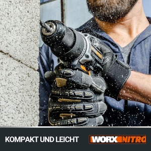 Aparat de gaurit cu percutie WORX WX352.9, 20V, 60Nm, motor fara perii - Img 7