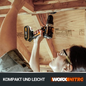 Aparat de gaurit si insurubat WORX WX102.9, 20V, motor fara perii - Img 6