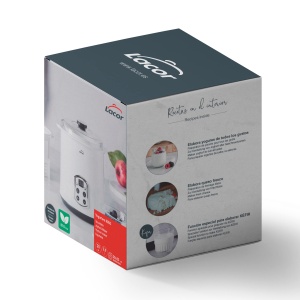 Aparat de iaurt Lacor 69243, 2L, alb, cu timer 48 ore - Img 6