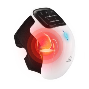 Aparat de masaj pentru genunchi Snailax, cu incalzire, 3 moduri de vibratii, design ergonomic