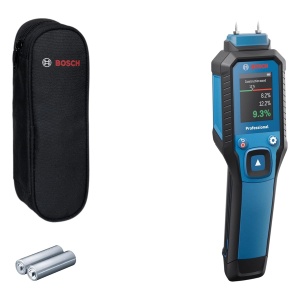 Aparat de masurat umiditate Bosch Professional GMP 1-13, 37 tipuri de lemn, IP 65