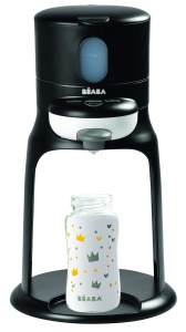 Aparat de pregatire biberoane Beaba BibExpresso, negru, cu functie Bain-Marie