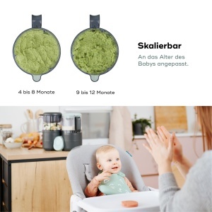 Aparat de preparare alimentara Babymoov Nutribaby One, 2 l, 4 in 1, capacitate mare - Img 5