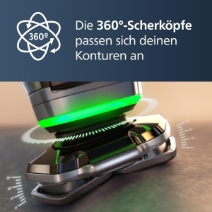 Aparat de ras electric Philips Seria 9000 S997663 Negru Tehnologie SkinIQ - Img 5