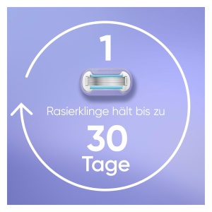 Aparat de ras Gillette Venus Extra Smooth Swirl 9 rezerve maner flexibil si suport pentru dus - Img 4