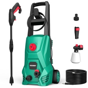 Aparat de spalat cu presiune HYCHIKA, 1500W, 1305 PSI, portabil, cu rezervor de spuma
