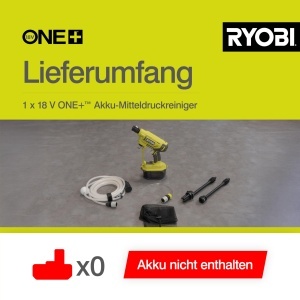 Aparat de spalat cu presiune RYOBI RY18PW22A-0, 22 bar, 3-in-1, portabil - Img 8