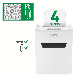 Aparat de taiat documente Leitz IQ 4M, P5, 14L, alb, ultra silentios - Img 3