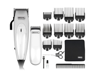 Aparat de tuns WAHL Home Pro Deluxe Combo pentru barbati cu cablu cu parghie pentru trepte 1 mm pana la 3 mm lama de calitate cu auto-ascutire Cu acce