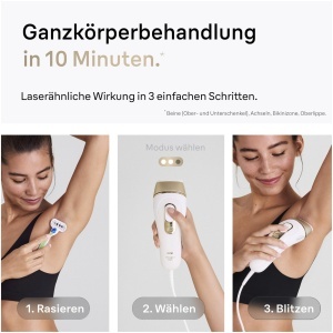 Aparat IPL pentru indepartarea parului Braun Silk Expert Pro 5 PL5156, AlbGold - Img 3