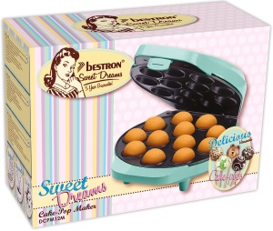 Aparat pentru Cake-Pop Bestron DCPM12M, 700W, culoare mint, capacitate 12 popcakes - Img 6