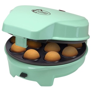Aparat vafe 3 in 1 Bestron, fier de vafe cu 3 placi de copt interschimbabile: vafe, gogoase si cake pop, inclusiv cos suspendat si acoperire antiaderenta, 700 wati, culoare: menta - Img 1