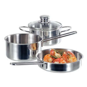 Aperitive Fissler / tigaie din inox (O 16cm - 0,5 litri) mini cratita neacoperita, ideala pentru gustari mici - inductie - Img 2