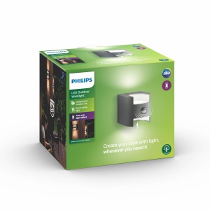 Aplica LED Philips myGarden Grass 45W cu senzor de miscare Anthracite