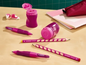 Ascutitor ergonomic STABILO EASYsharpener 3 in 1, pentru creioane si carioci, diverse culori - Img 4
