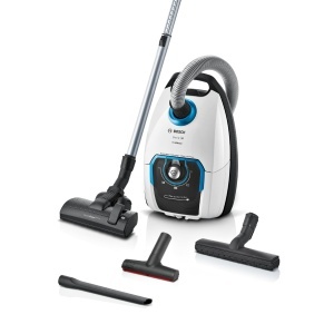 Aspirator Bosch BGB75XSIL, 650 W, alb, cu 10 ani garantie motor