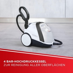 Aspirator cu aburi Polti Vaporetto Smart 120, 1500 W, 2 L, alb-negru - Img 3