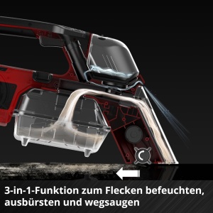 Aspirator cu acumulator Einhell TE-SCL 18200, 3-in-1, design compact - Img 7