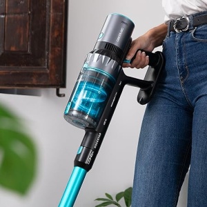 Aspirator cu matura fara fir Cecotec Conga Rockstar 2500 Thunder Jalisco. 400 W, 30 kPa si 122 AW, 65 de minute de autonomie, motor digital, tub rigid si perie Jalisco. - Img 10