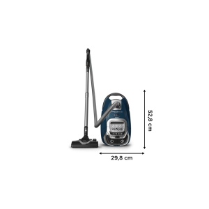 Aspirator cu sac Rowenta Silence Force RO7451 400W extrem de silentios motor Effitech albastru inchis - Img 6