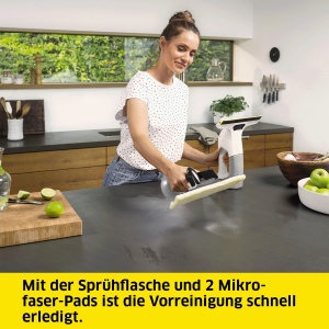 Aspirator de geamuri KARCHER WV 7 Signature Line, autonomie 100 min, 2 duze de aspirare - Img 6