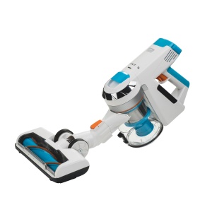 Aspirator fara fir Genius Invictus X7 cu mini perii electrice (14 bucati) Geanta/Aspirator fara fir 2 in 1, 380 W, spoturi LED integrate, baterie litiu-ion, 123 x 22,5 x 26 cm, albastru - Img 8
