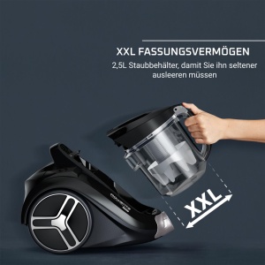 Aspirator fara sac Rowenta RO4B30 Compact Power XXL crom 900 W 25 litri 69 decibeli - Img 6
