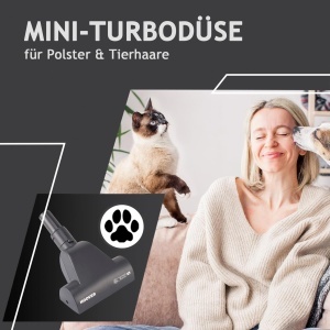 Aspirator Hoover Breeze BR71_BR20 fara sac pentru par de animale 2L 5m cablu Mini-Turboduza - Img 3