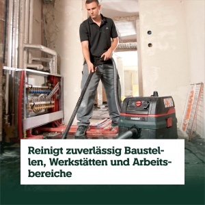 Aspirator Metabo ASR 25 L SC, 25L, cu functie de autocuratare, mobil - Img 8