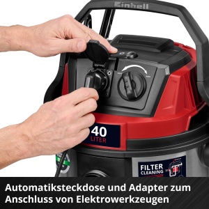 Aspirator multifunctional Einhell TE-VC 4090 SACL 1150W 40L Filtru HEPA Clasa L - Img 7
