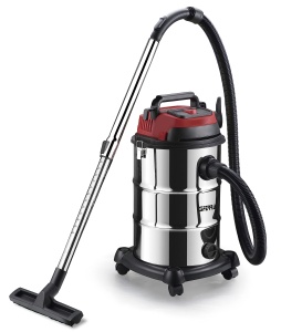 Aspirator multifunctional G3 Ferrari G90034, 1200 W, 30 L, WetDry, filtru HEPA, InoxRosu