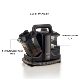 Aspirator pentru paturi si tapiterie Ariete 2482 Heat Pro 750W, Negru - Img 4