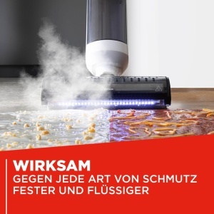 Aspirator Polti Rollysteam WD50C, 450 W, kabellos, auto-curatare, alb - Img 5