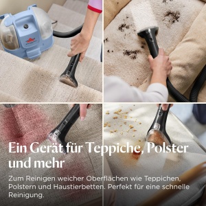 Aspirator portabil BISSELL SpotClean Mini, 3.4 kg, putere 12000 Pa, cablu 3.7 m - Img 3