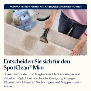 Aspirator portabil BISSELL SpotClean Mini, 3.4 kg, putere 12000 Pa, cablu 3.7 m - Img 13