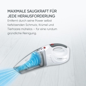 Aspirator portabil Severin HV 7144, 7.4V, 3-in-1, albrosu - Img 7