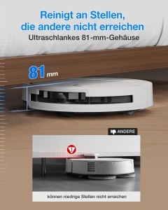 Aspirator robot ECOVACS DEEBOT T50 Omni Gen3, 25000 Pa, functie de spalare - Img 4