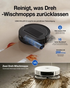 Aspirator robot ECOVACS DEEBOT T90 MAX, 30000 Pa, cu functie de mop - Img 2