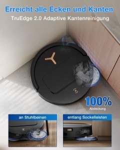 Aspirator robot ECOVACS T50 PRO Omni, 25000 Pa, 81 mm, cu functie de spalare - Img 3