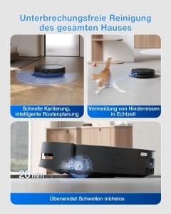 Aspirator robot ECOVACS T80S Omni, 24800 Pa, functie de mop, tehnologie anti-incalcire - Img 8