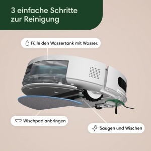 Aspirator robot iRobot Roomba Combo Essential, 2-in-1, alb, 120 min autonomie - Img 7